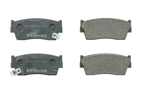 Jeu de 4 plaquettes de frein AISIN BPSZ-1900